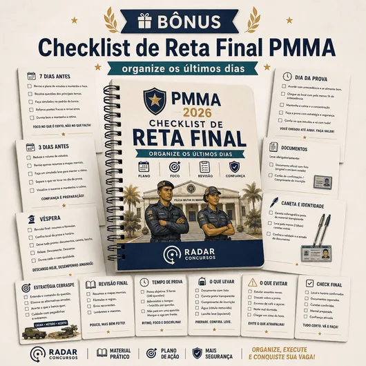 Cronograma de estudos para PMMA 2026